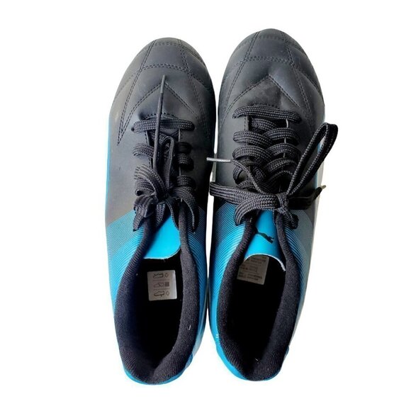 PUMA soccer blue-Black trainers cleats. size 7 - Picture 4 of 6